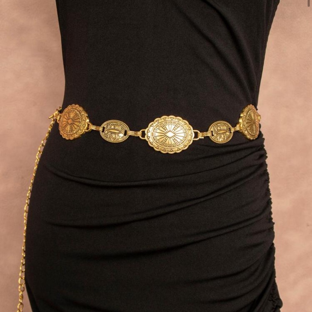 Gold western belt